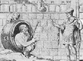 alexander meets diogenes